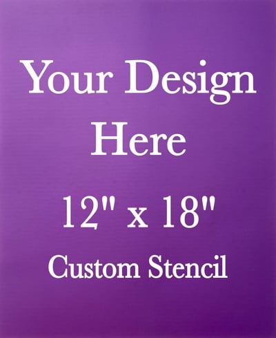 12"x18" Custom-Made Silkscreen Stencil