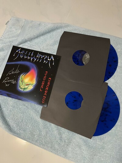 SYZYGIAL MISCREANCY 2 LP (blue splatter) gatefold FOAD Records