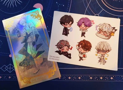 LADS Xavier tarot and sticker set