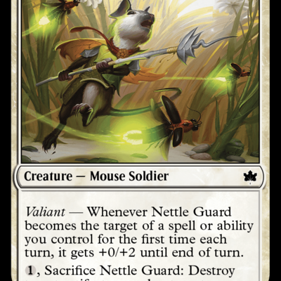 Nettle guard - artist proof, mtg bloomburrow - Thumbnail 3