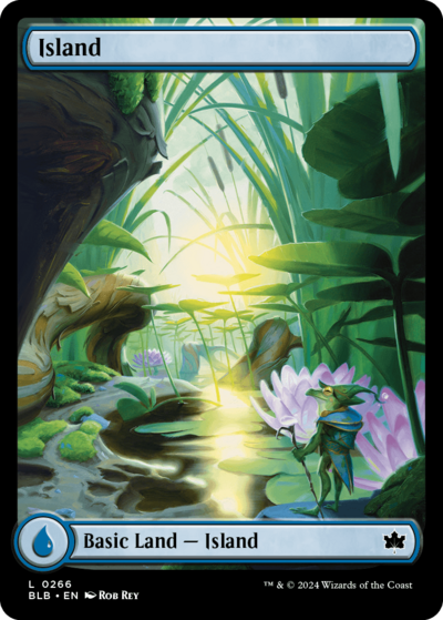 Island, Summer - Artist Proof, MTG Bloomburrow