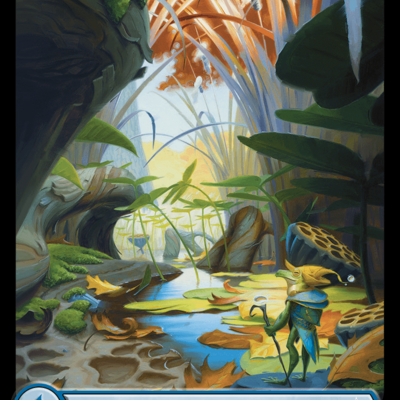 Island, fall - artist proof, mtg bloomburrow - Thumbnail 4