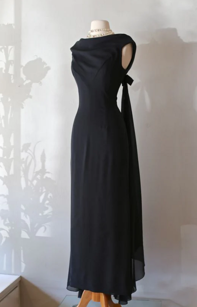 A Line Black Evening Dresses Formal Party Dress