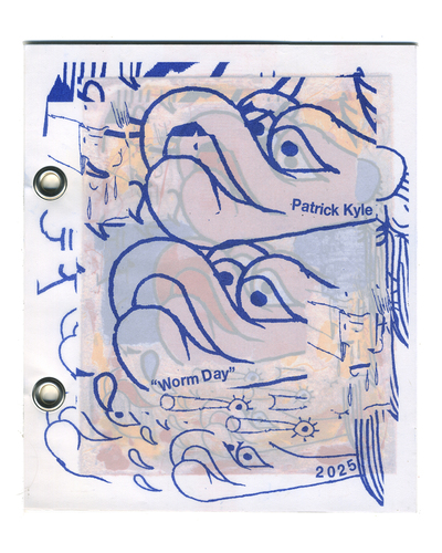 Worm Day - Risograph Painting Collection Patrick Kyle 2025