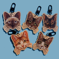 Mystery bag:Cat keychain + sticker - Thumbnail 1