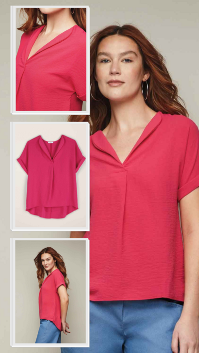 Relaxed V-Neck Pullover - FINAL SALE