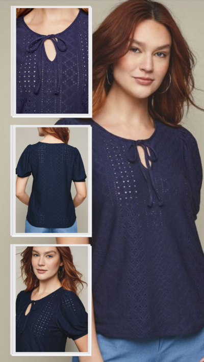 Eyelet Top - FINAL SALE