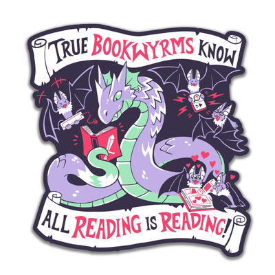 Bookwyrm sticker