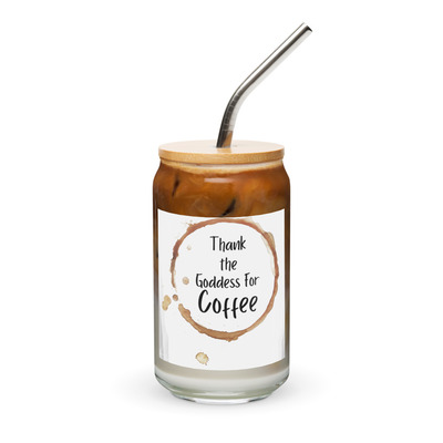 Thank Goddess Iced Coffee Cup