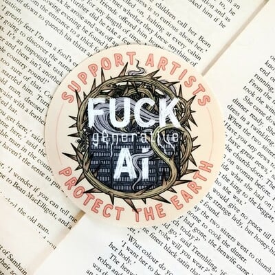 anti ai stickers