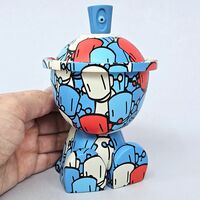 ArTToy by Chris RWK & Czee13 "RWK Robot Army" (OG 5oz Canbot) - Thumbnail 5