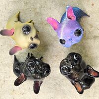 Art Creature by Katyushka Art "FRIEND Black DOG"  - Thumbnail 7