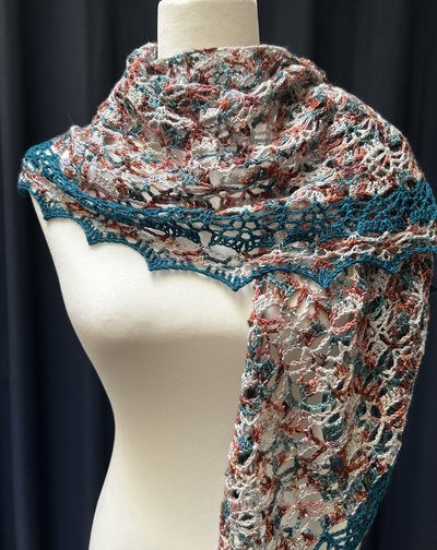 From the Ashes Shawl: Sky over Pumpkins