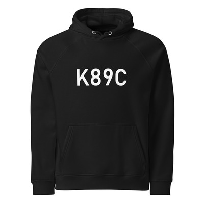 K89C Unisex eco raglan hoodie