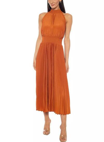 Orange Mother of Bride Dress