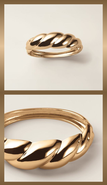 Twisted Bold Bangle Bracelet