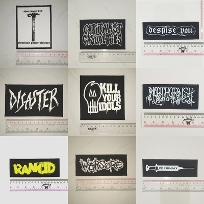 11 - Punk Patches, Hardcore, Crust, D beat, Metal, Thrash, Power Violence, Grindcore DTF / Screen Printed Patch