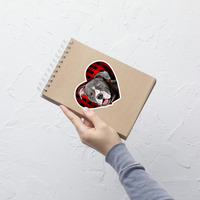 Loving Pitbull Valentine's Day Sticker - Thumbnail 2