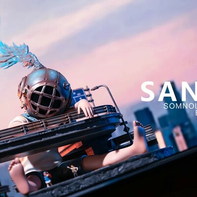 Arttoy by sank toys "lonely colossus somnolence blues" - Thumbnail 1