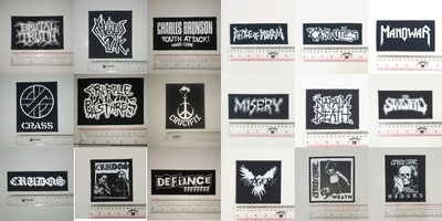 02 & 15 - Punk Patches, Hardcore, Crust, D beat, Metal, Thrash, Power Violence, Grindcore, DTF / Screen Printed Patch
