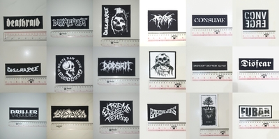 03 & 16 - Punk Patches, Hardcore, Crust, D beat, Metal, Thrash, Power Violence, Grindcore, DTF / Screen Printed Patch