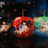 Bishoujo ArTToys by Weartdoing "Sleeping Beauty: Apple Fairies Green"  - Thumbnail 4
