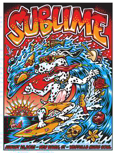 Sublime New Haven, CT 2025 screenprinted poster!