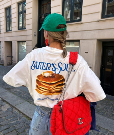 BAKER'S SOUL PANCAKE PRINT T-SHIRT