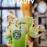 Bishoujo ArTToy by Weartdoing "Sleeping Beauty: Coffee Fairies-Latt" - Thumbnail 3