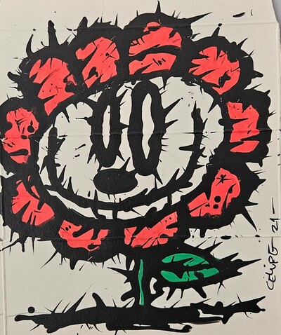 🌷Drawing by Celipe Perroloco "Innocent Flower"