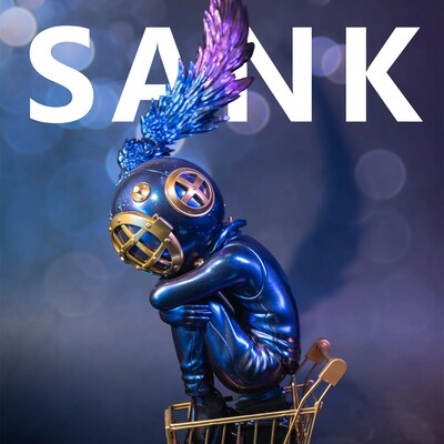 arttoy by sanktoys "lonely colossus: insomnia midnight sky"  - Thumbnail 2