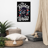 No Rules Just Wool Poster - Thumbnail 3