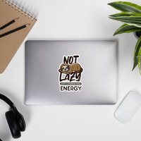 Not Lazy Sloth Sticker - Thumbnail 1