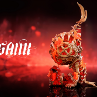 ArTToy by Sank Toys "Good Night Series-Whale Bloom-Red"  - Thumbnail 7