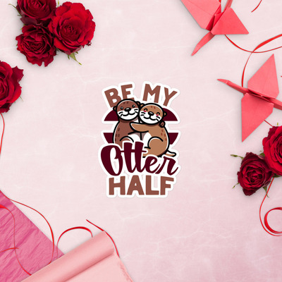 Be my otter half sticker - Thumbnail 3