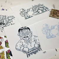 Parody King Final Pen & Ink Original Art - Thumbnail 2