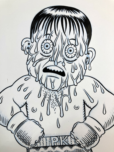 Parody King Final Pen & Ink Original Art