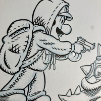 Mangione Luigi Parody Final Pen & Ink Original Art - Thumbnail 5