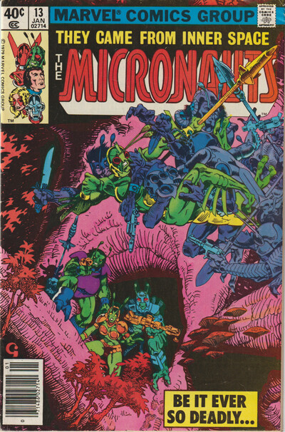 Marvel comics the micronauts (1979) set of 7 bill mantlo 13-22
