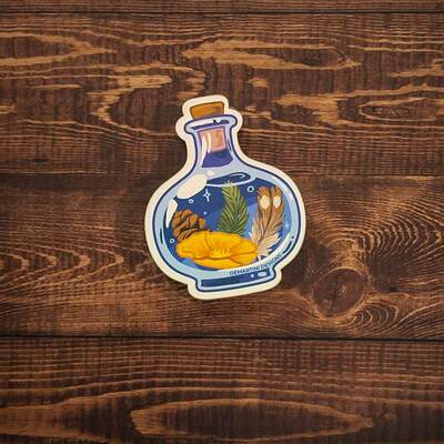 PNW Potion Matte Holo Sticker