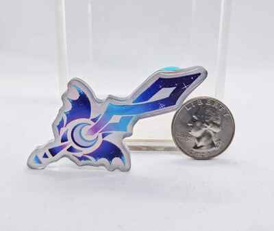Holographic Pin: Celestial Swords