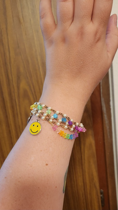 She Talks to Rainbows bracelet