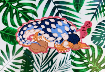 Slate Ankylosaurus- Vinyl Sticker