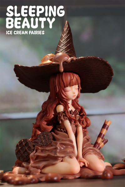 Bishoujo ArTToy by Weartdoing "Sleeping Beauty-Ice Cream Fairies-Chocolate"