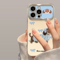 Dachshund Pattern Silicone Case For iPhone 17 16 15 IPS615 - Thumbnail 2