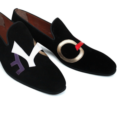 Crafted leather classic men black suede leather moccasin loafers dress shoes - Thumbnail 2