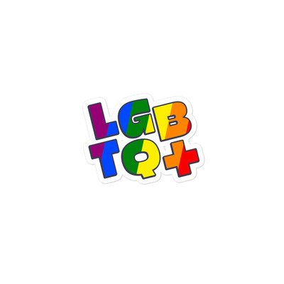 LGBTQ Bubble-free stickers
