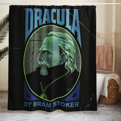 DRACULA Dell 1965 First Printing Shower Curtain