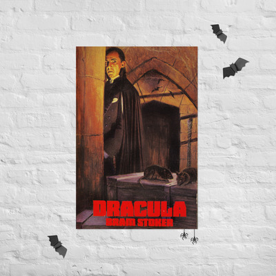 DRACULA Scholastic 1971 First Printing 24X36 Poster