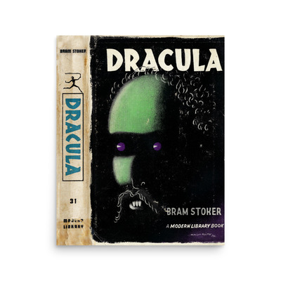 DRACULA Modern Library 1950s Cover 16x20 Poster